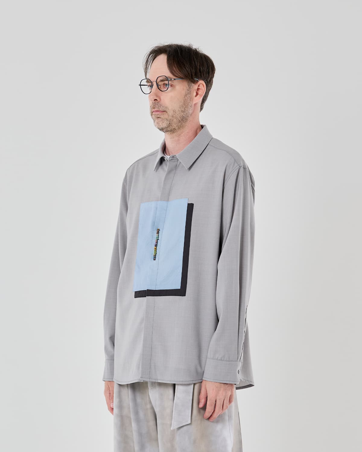 Light Thru the Slit Shirt (blue) — vue 2