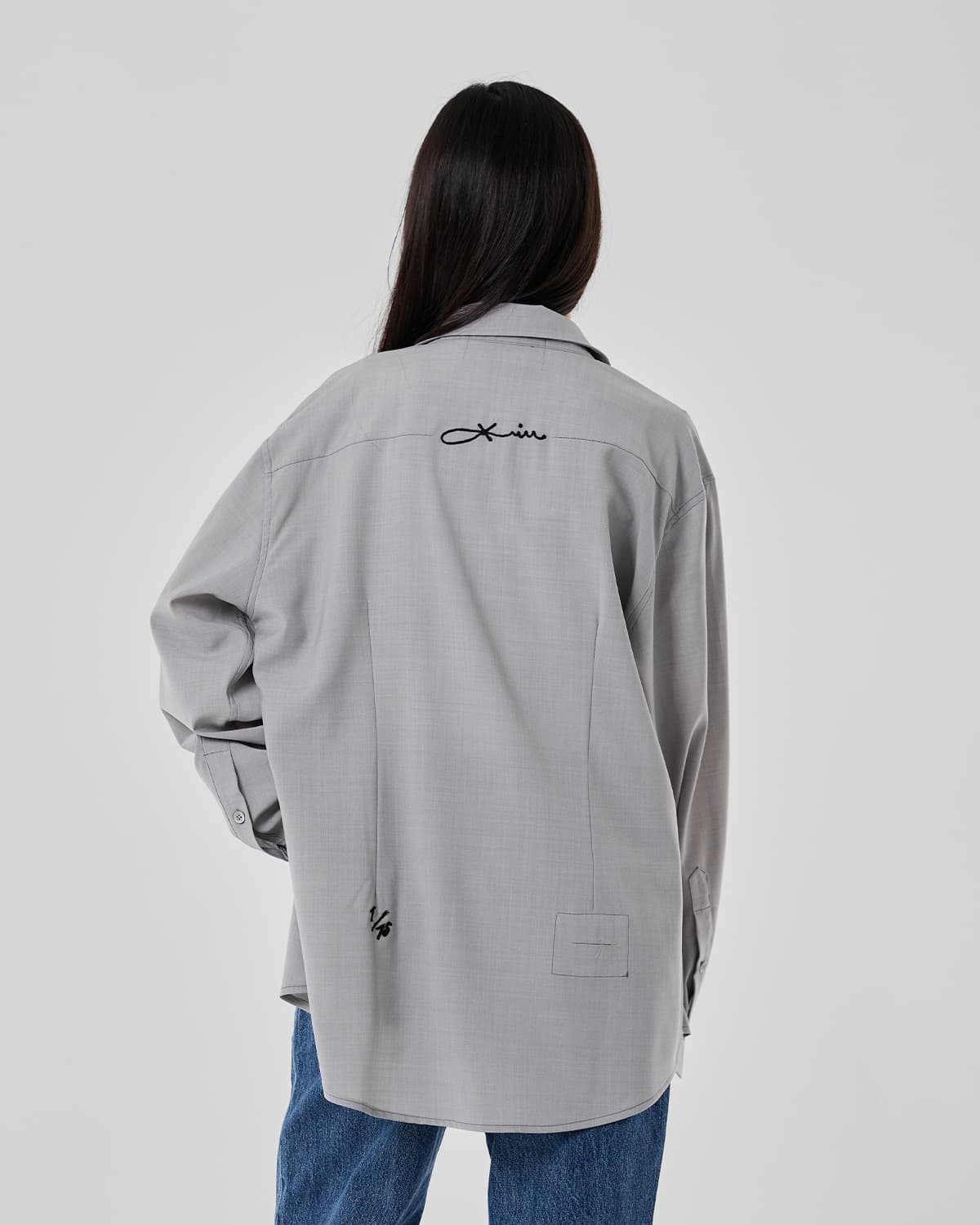 Light Thru the Slit Shirt (blue) — vue 9