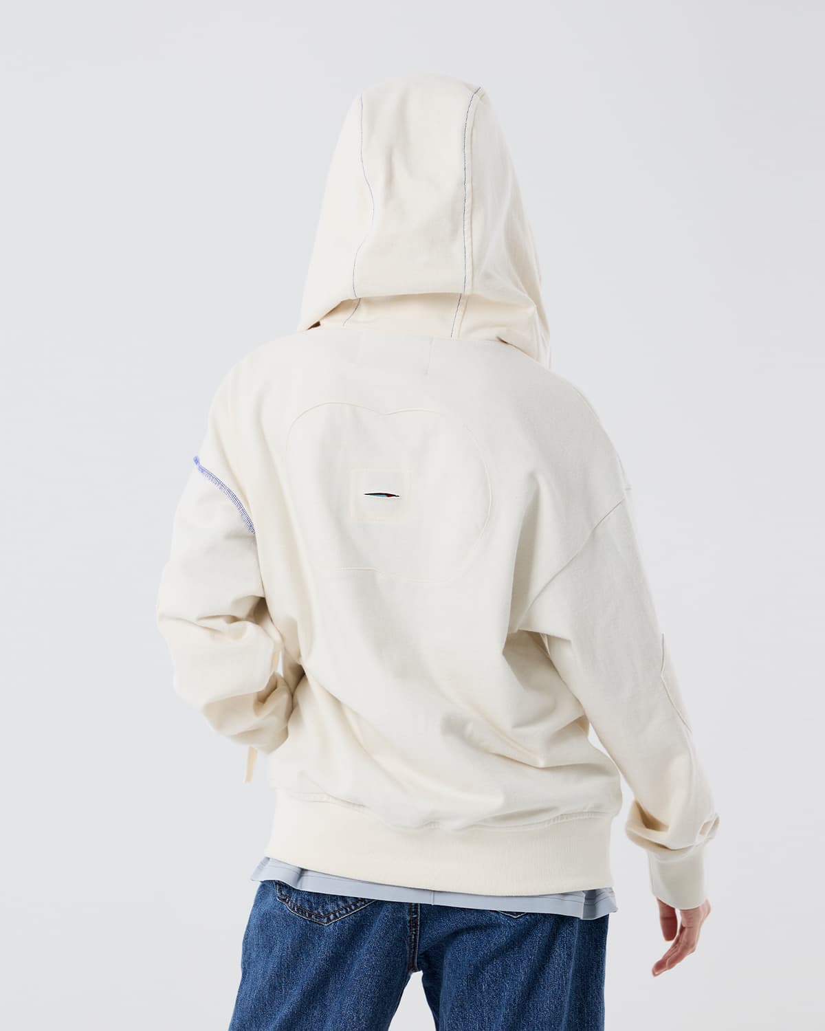The amusement between Death and Salvation zip-up Hoodie — vue 6