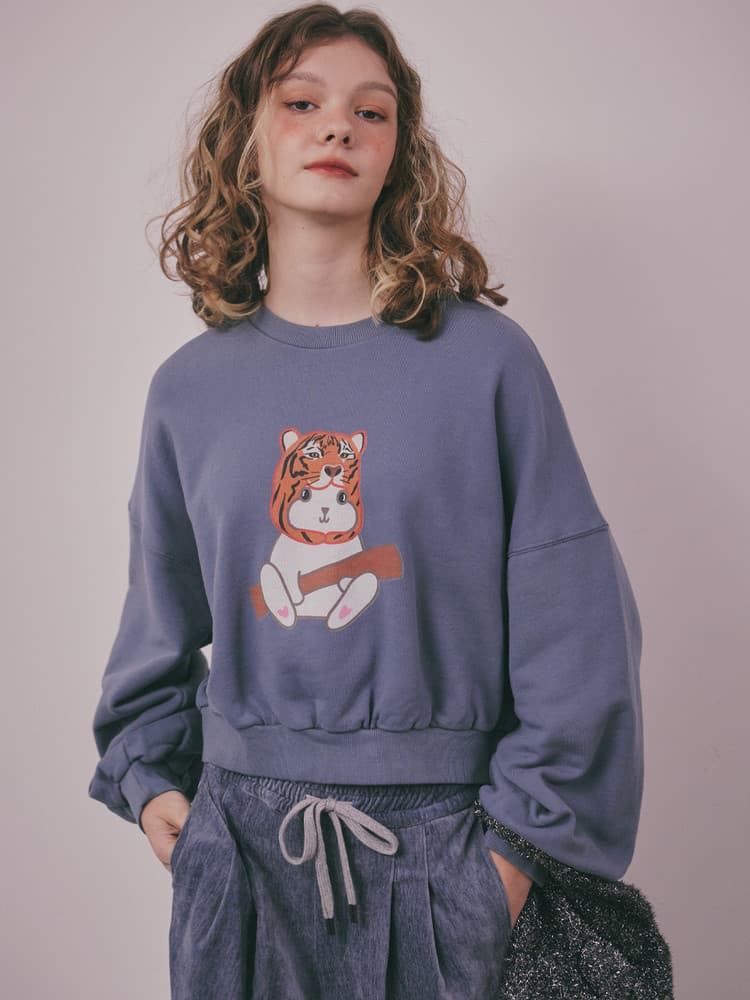 Tigerabbit Sweatshirt (Gray) — vue 3