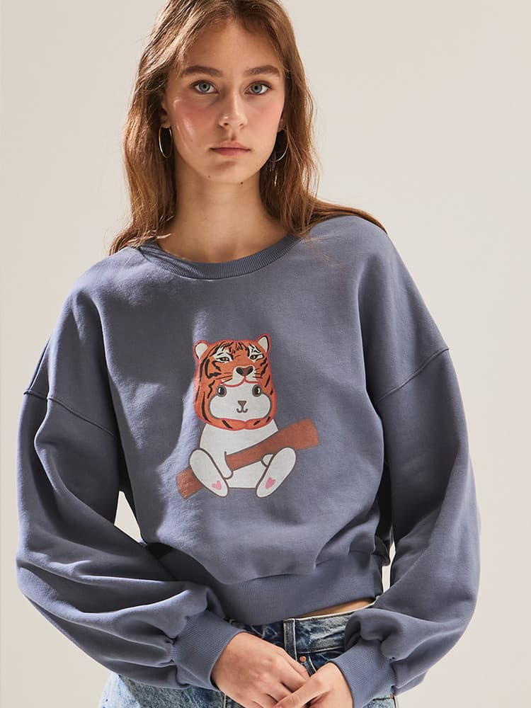 Tigerabbit Sweatshirt (Gray) — vue 7