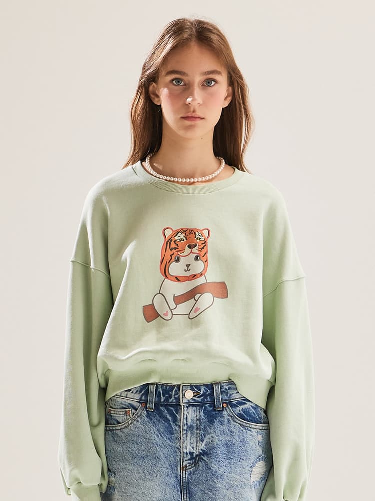 Tigerabbit Sweatshirt (Mint) — vue 6