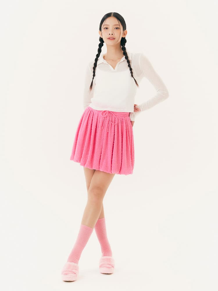 Balloon Mini Skirt (Pink) — vue 4