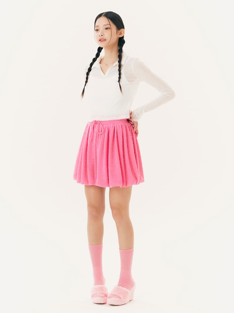 Balloon Mini Skirt (Pink) — vue 5