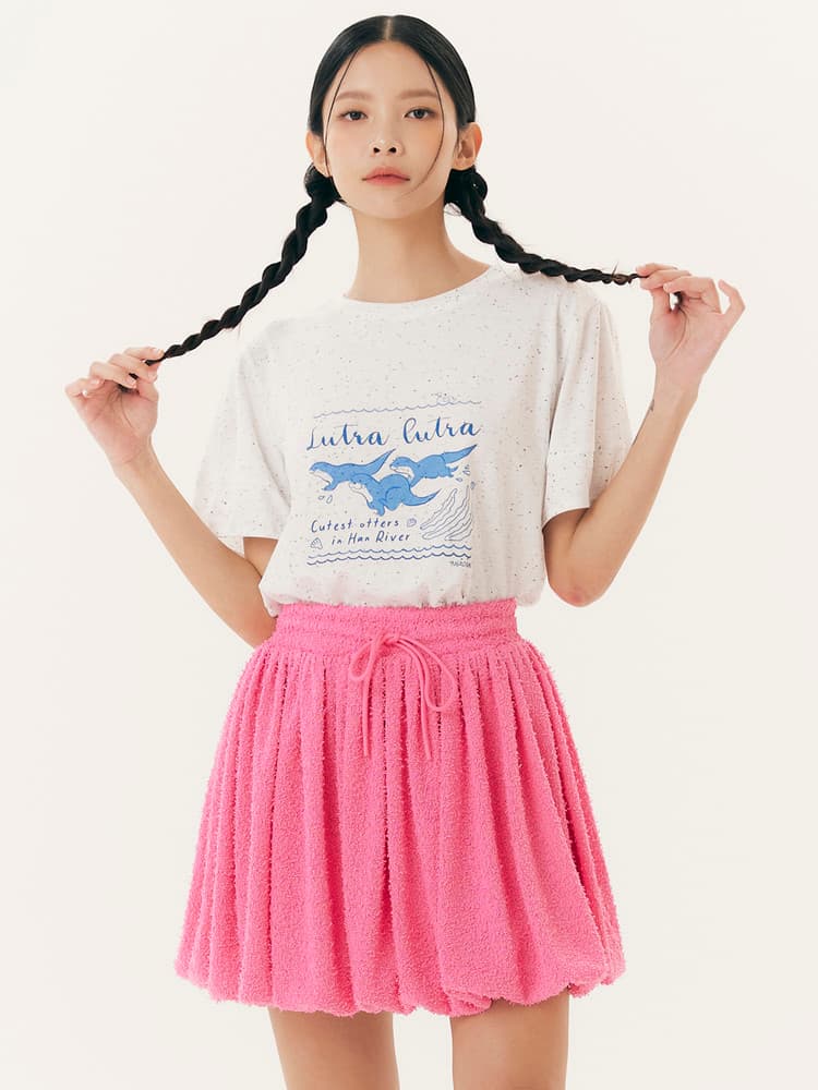 Balloon Mini Skirt (Pink) — vue 7
