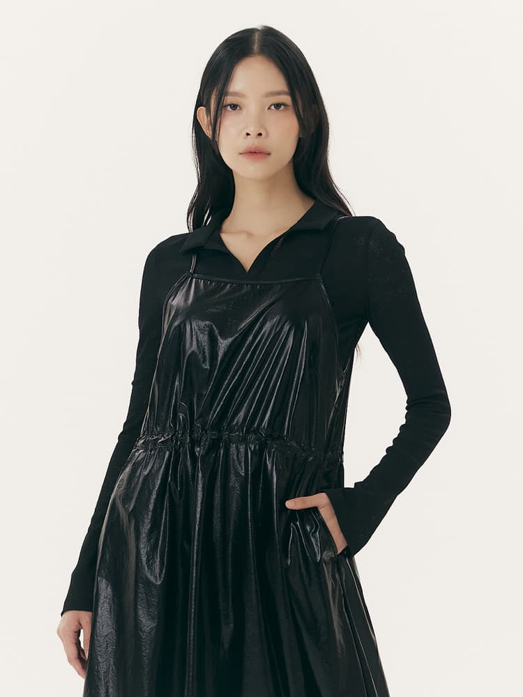 Slip Balloon Dress (Enamel) — vue 3