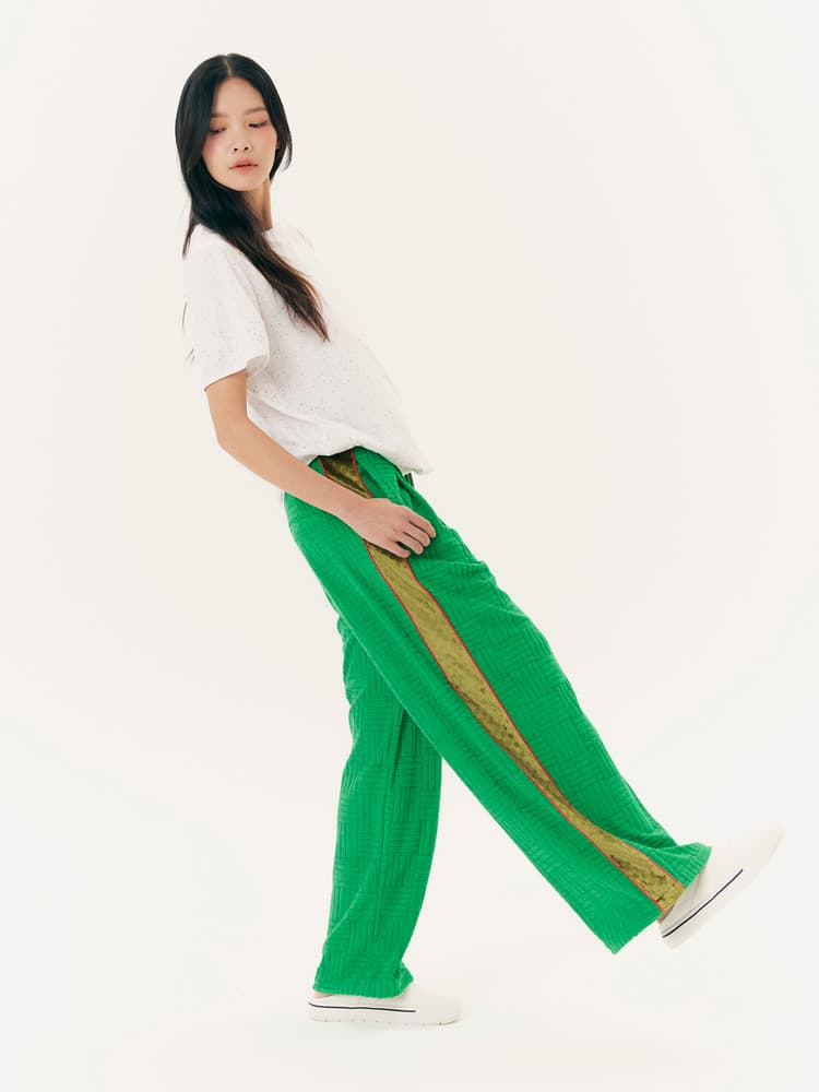 Terry Turtle Pants (Field Green) — vue 4