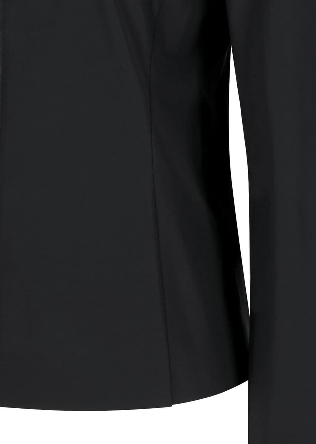 Slim Fit Zip Up Jumper, Black — vue 7