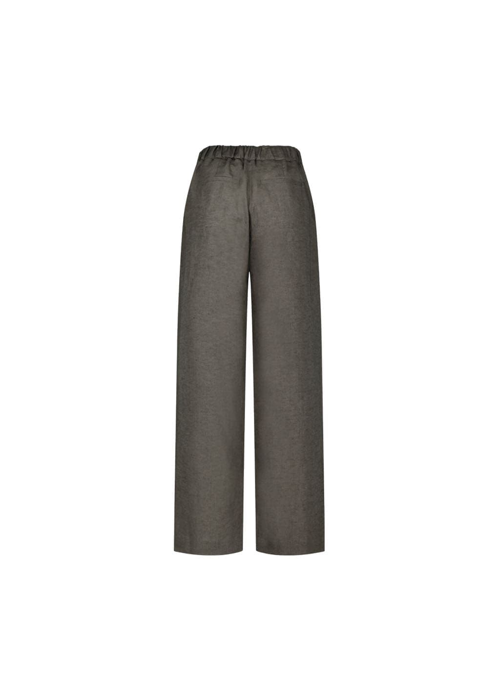 Linen Tuck Pants, Khaki — vue 7
