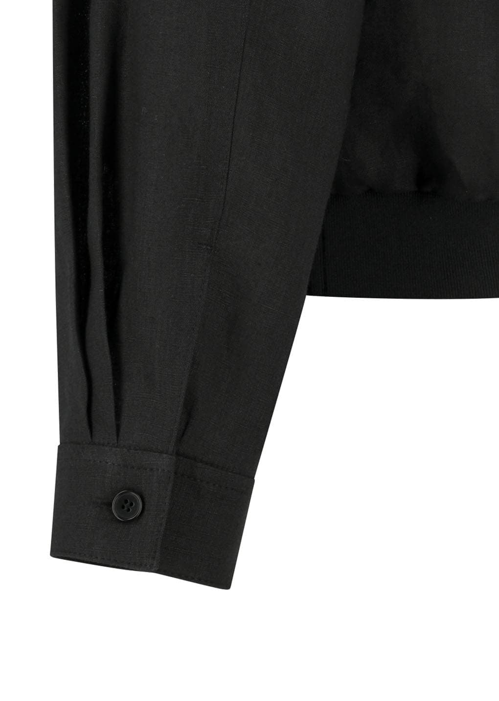 Linen Pullover, Black — vue 11