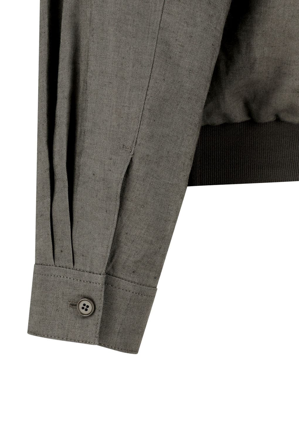 Linen Pullover, Khaki — vue 11