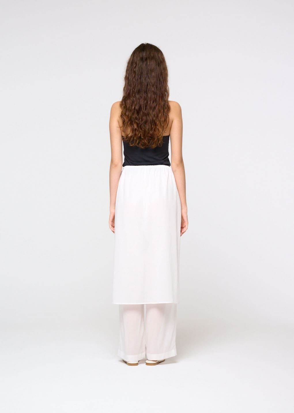 Jersey Halter Neck Top, Charcoal — vue 4