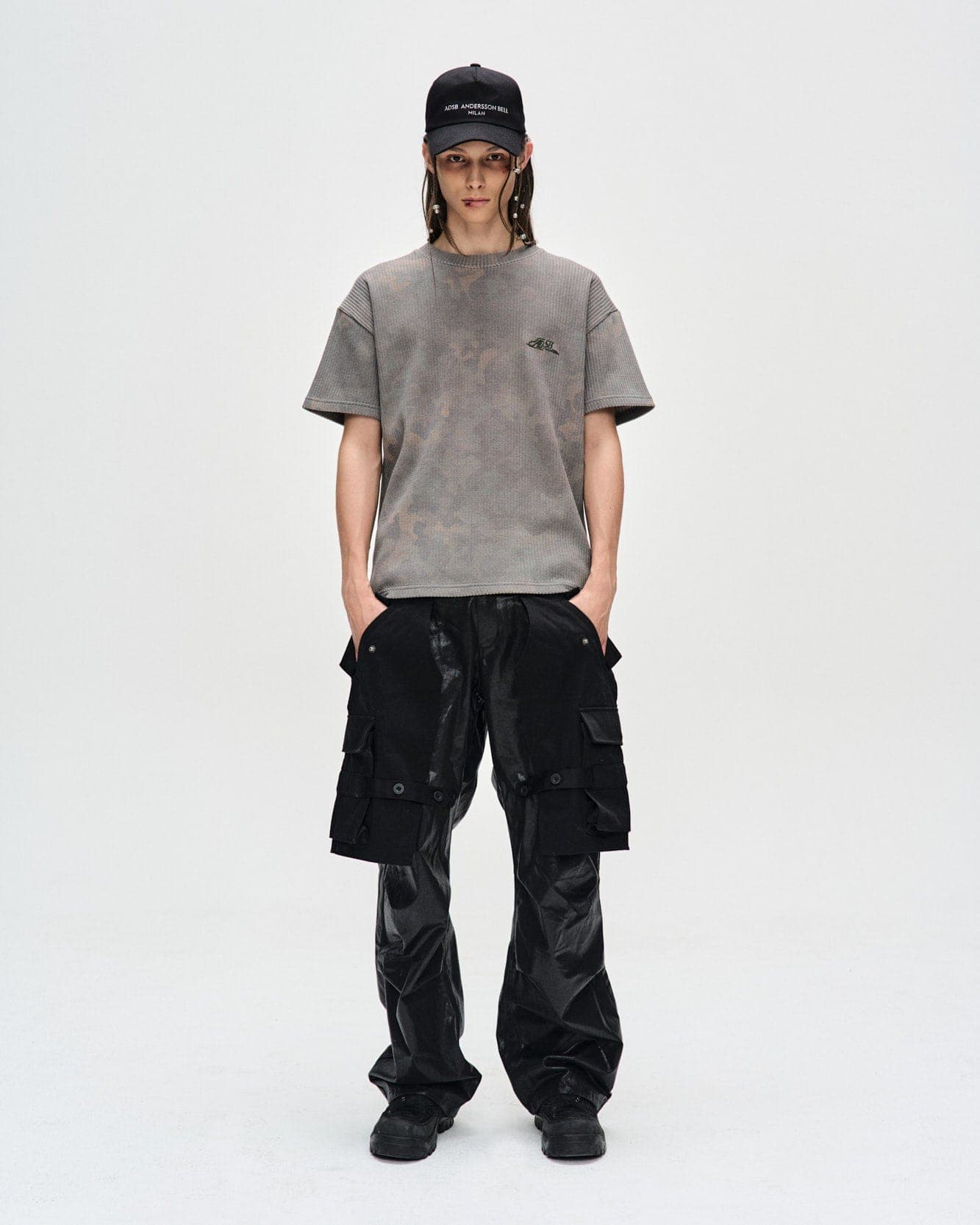 Raptor Layered Cargo Pants (Black) — vue 1