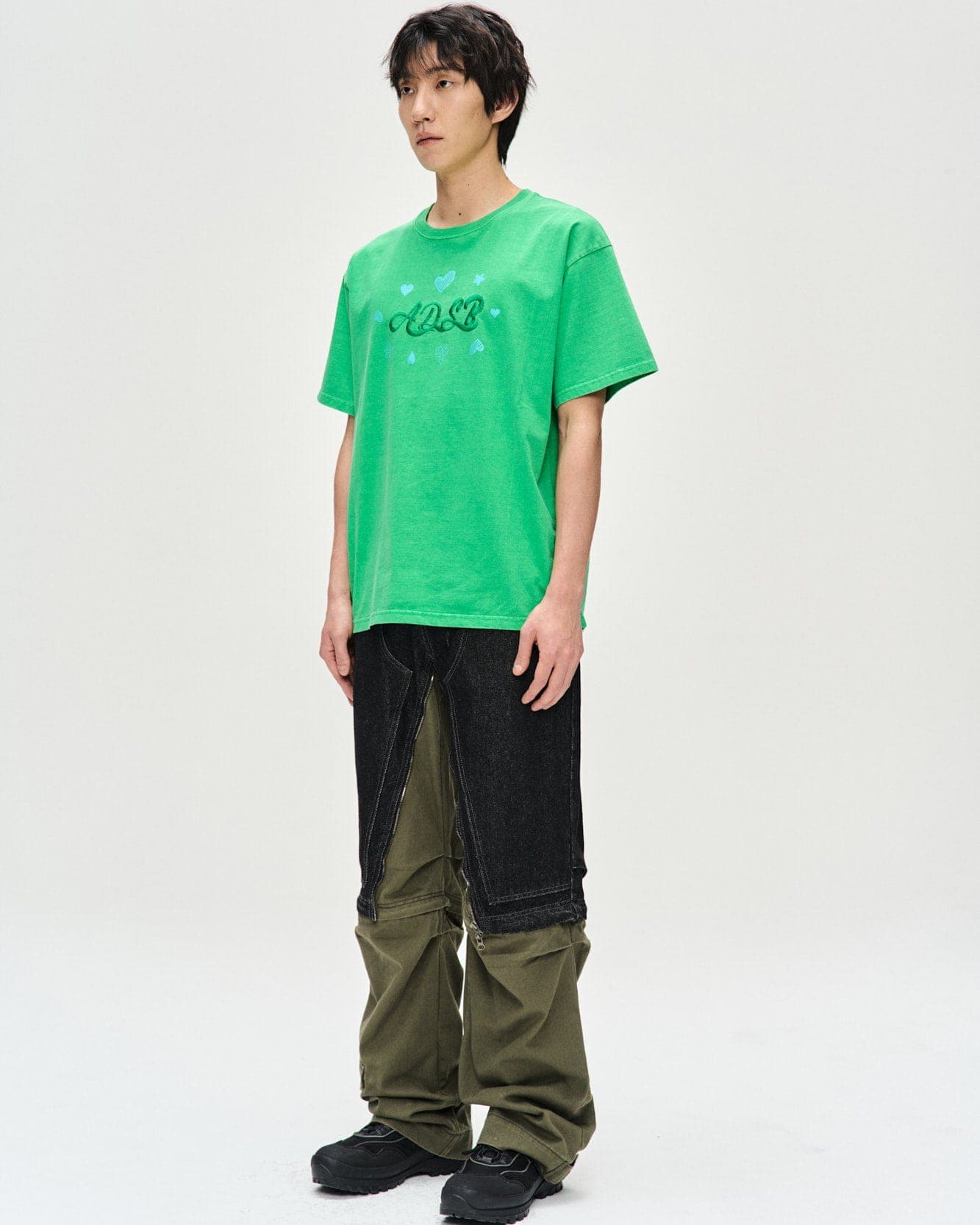 ADSB Hearts Card T-Shirts (Green) — vue 6