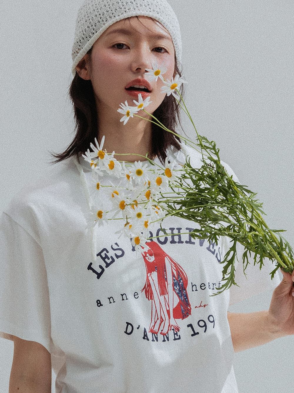 1994 Girl Archive Graphic Tee (Ivory) — vue 3