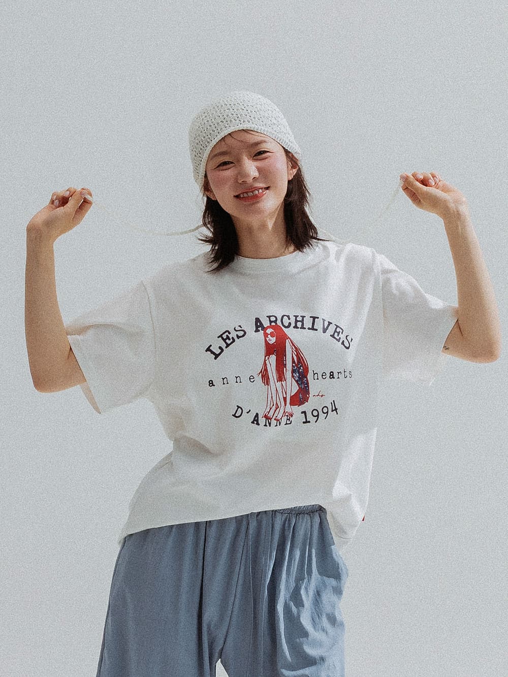 1994 Girl Archive Graphic Tee (Ivory) — vue 5