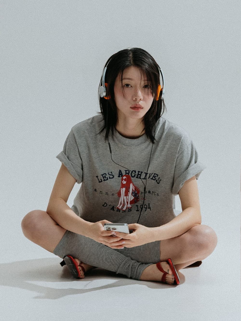 1994 Girl Archive Graphic Tee (Melange) — vue 5