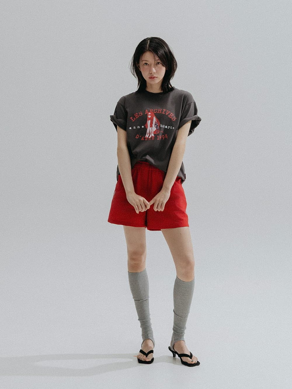 1994 Girl Archive Graphic Tee (Charcoal) — vue 4