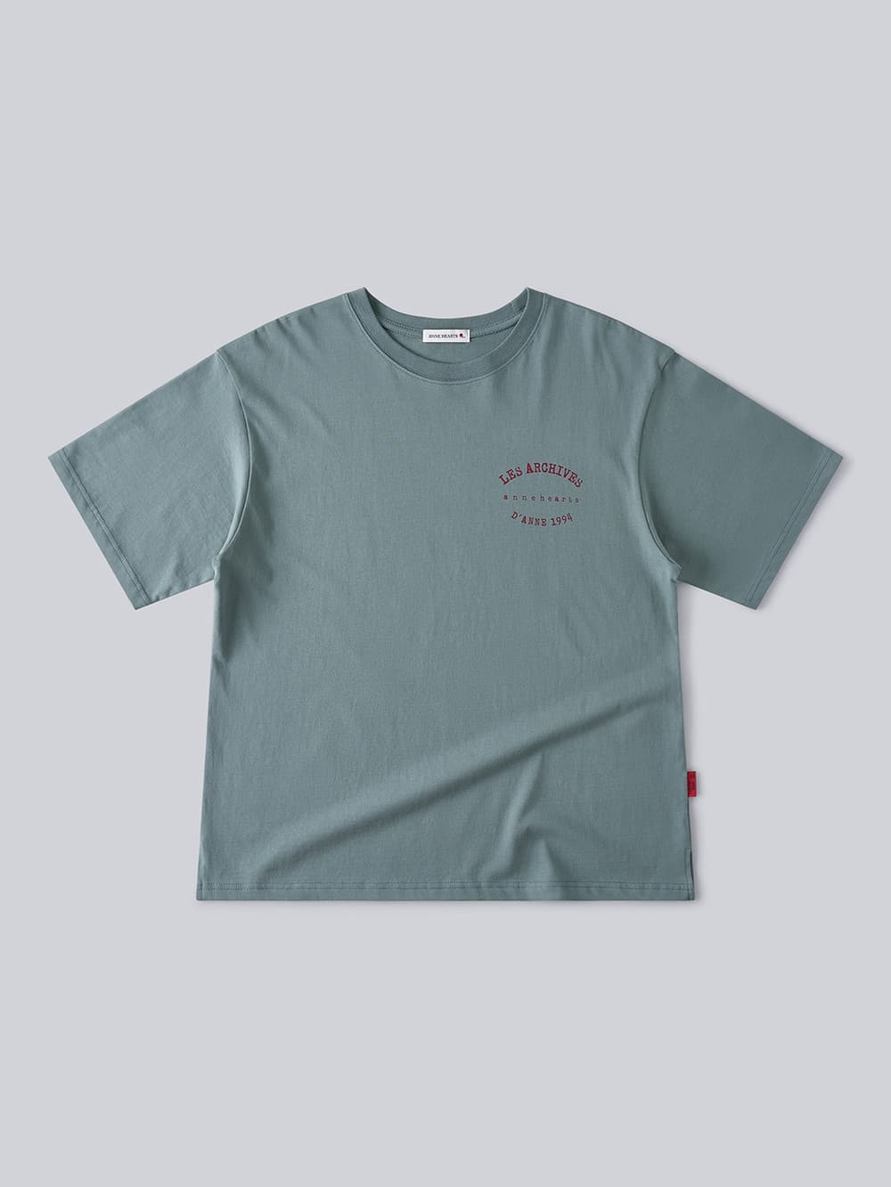 Bob Muse Print Overfit Tee (Sage Green) — vue 2