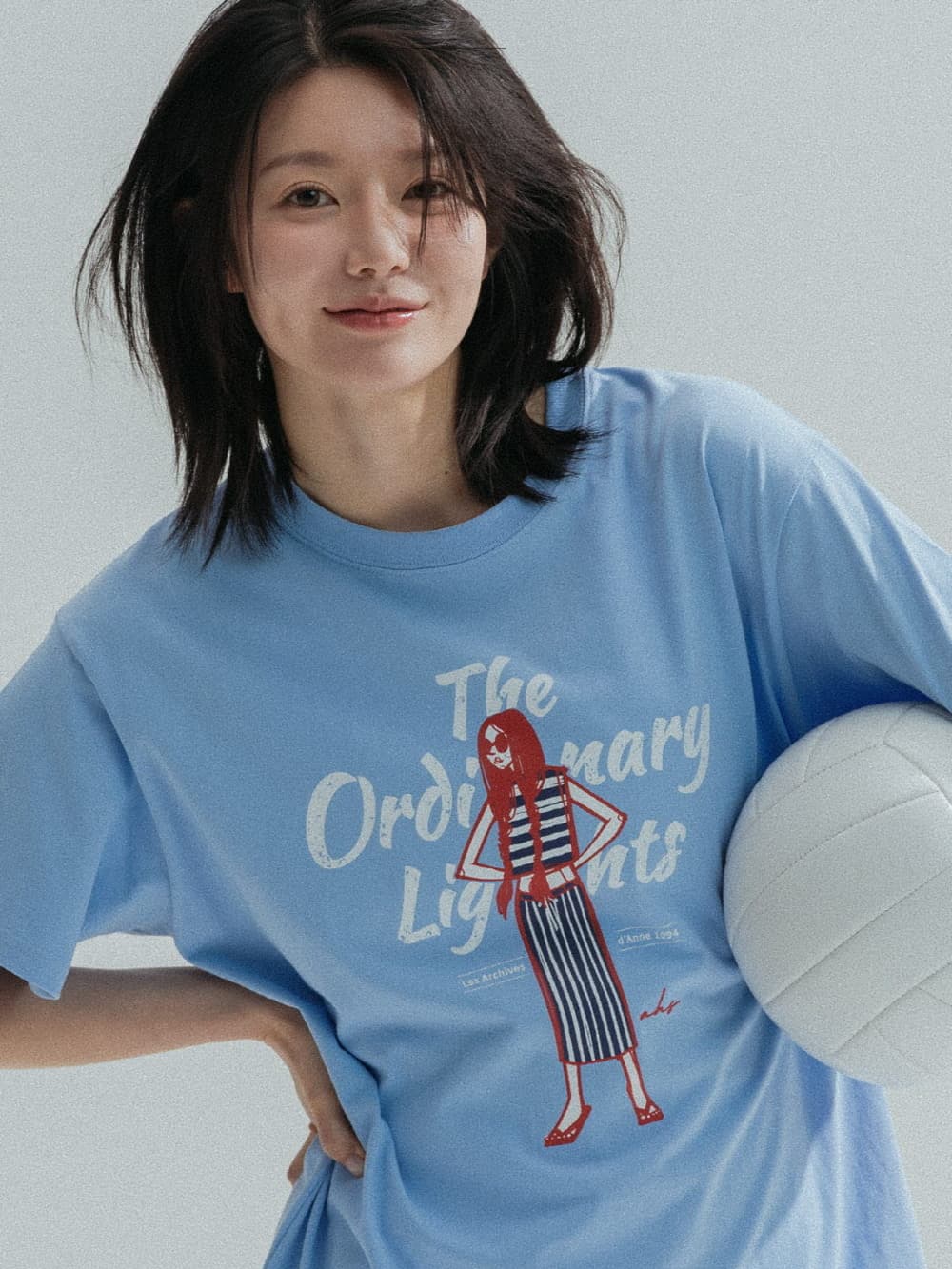 Ordinary Girl Tee (Sky Blue) — vue 5