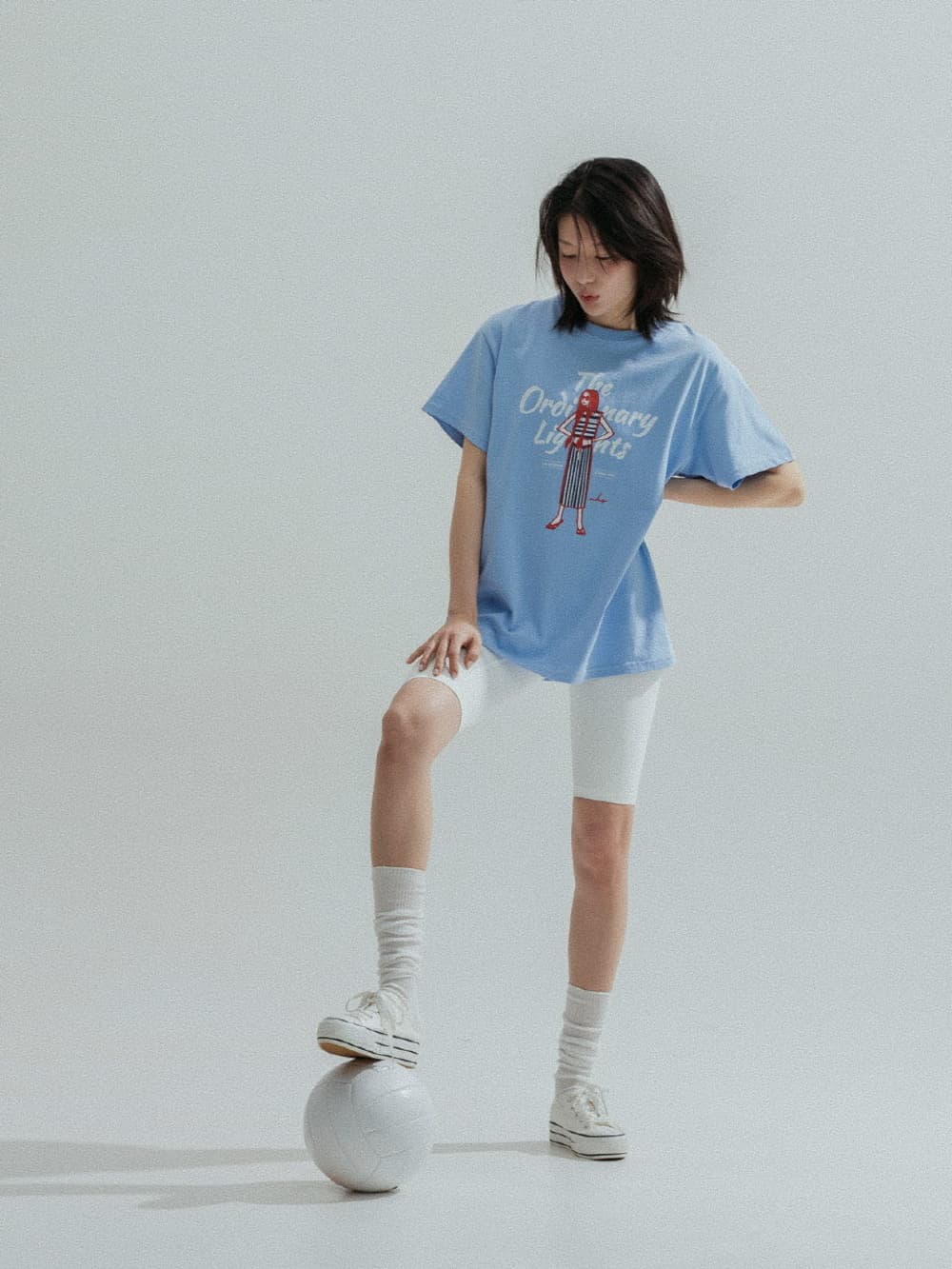 Ordinary Girl Tee (Sky Blue) — vue 7