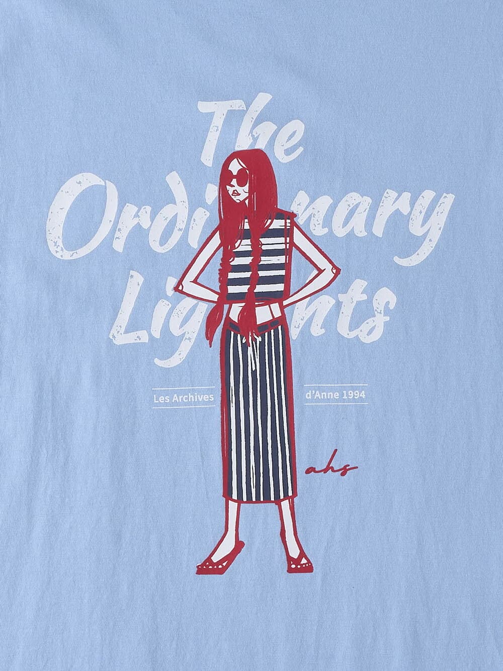 Ordinary Girl Tee (Sky Blue) — vue 9