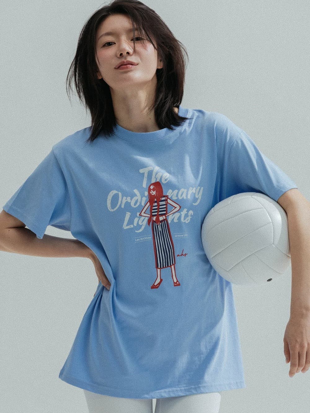 Ordinary Girl Tee (Sky Blue) — vue 1