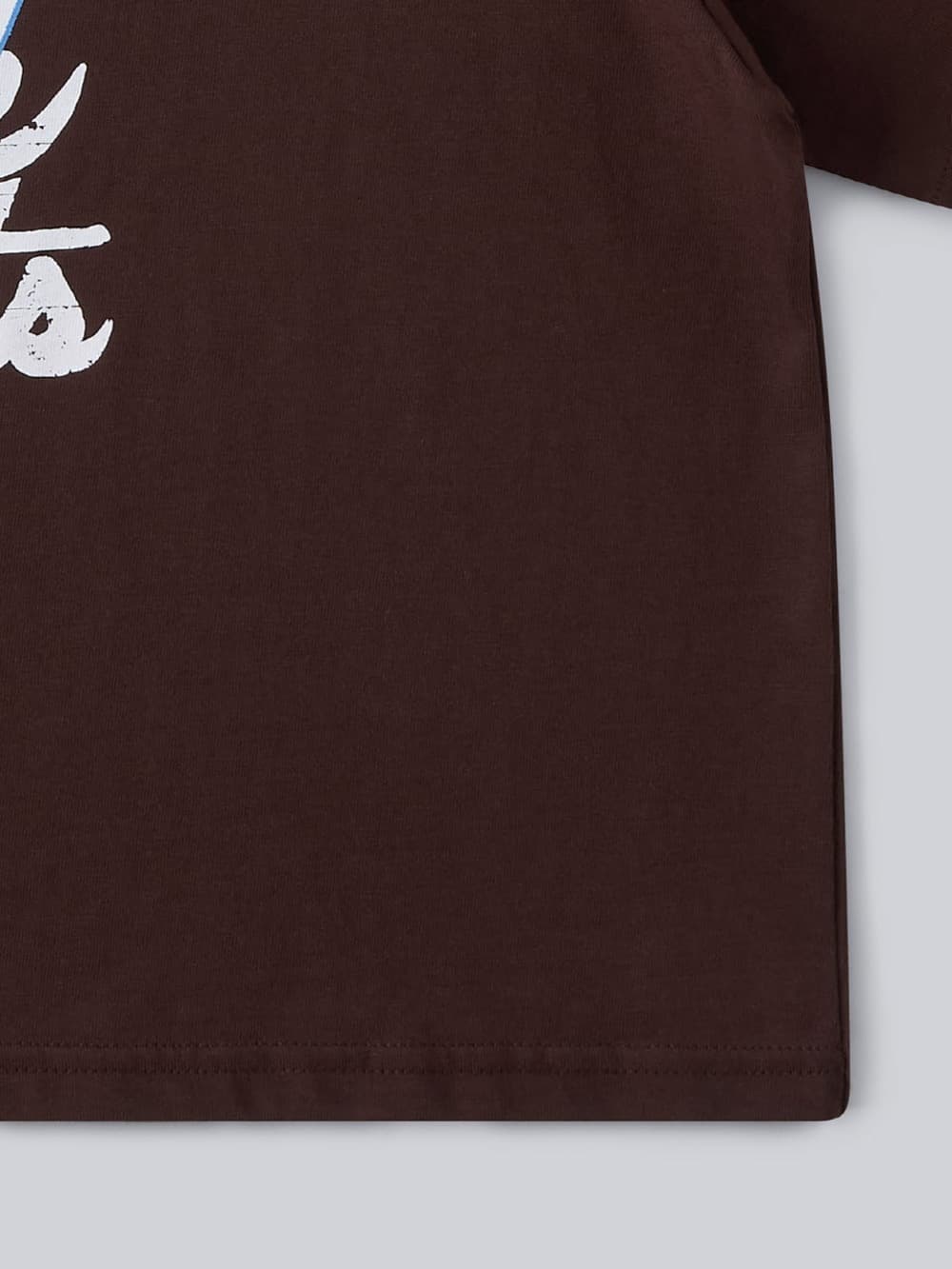 Sitting Girl Tee (Brown) — vue 10