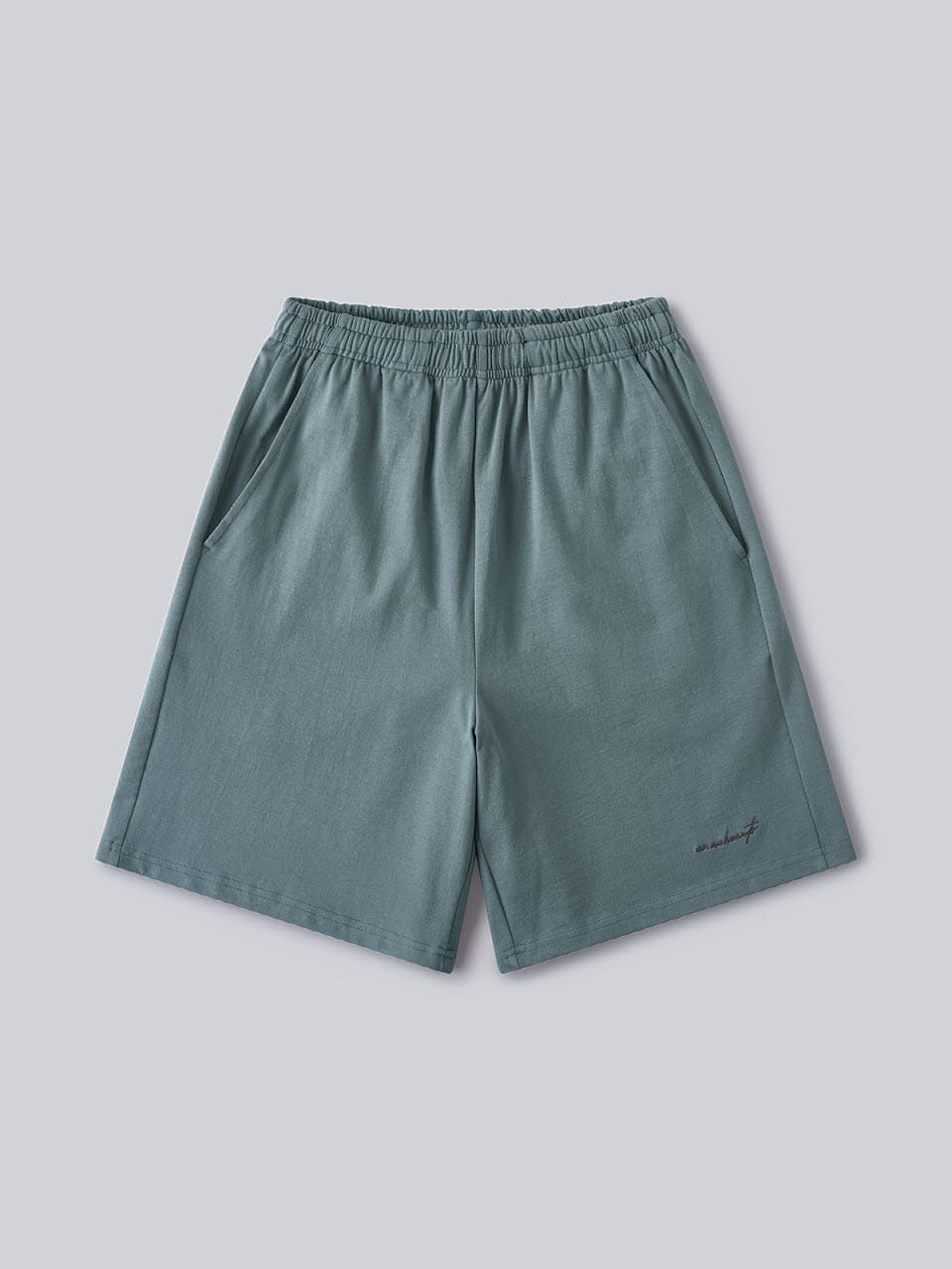 Bermuda Jersey Shorts (Sage Green) — vue 2