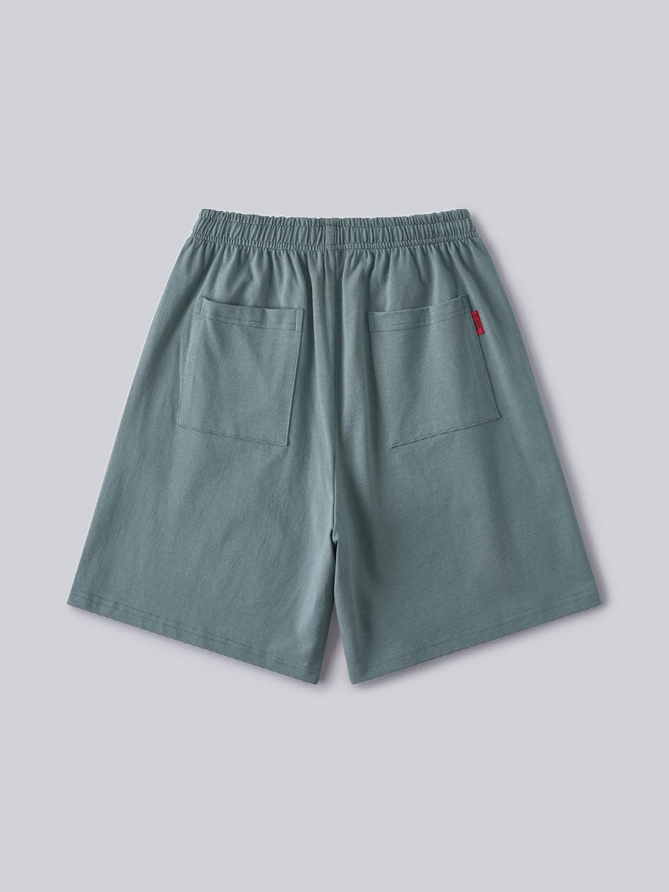 Bermuda Jersey Shorts (Sage Green) — vue 8
