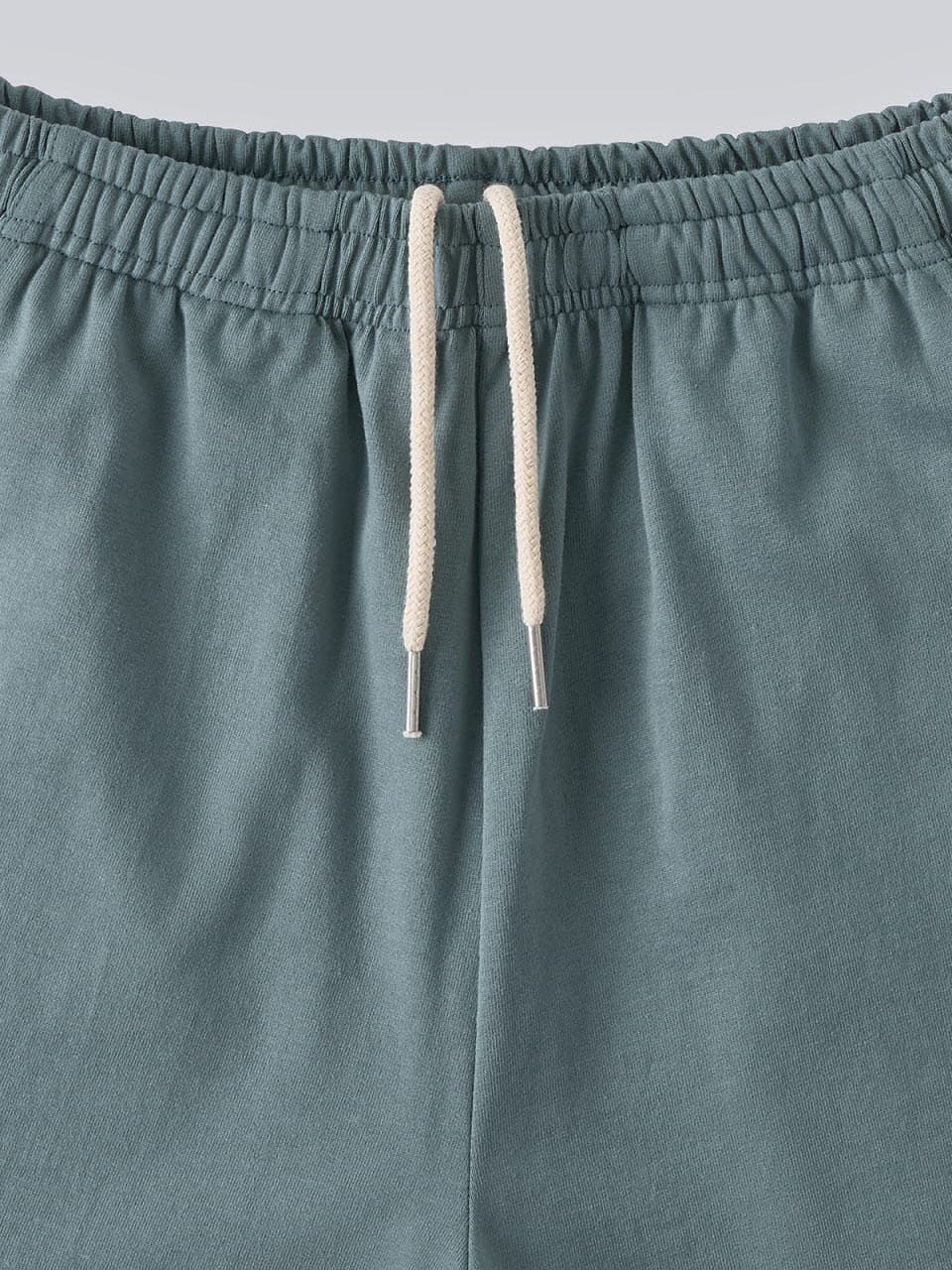 Bermuda Jersey Shorts (Sage Green) — vue 9