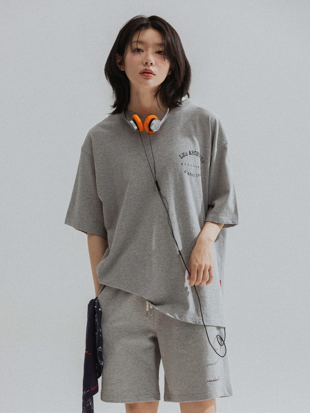 Bermuda Jersey Shorts (Melange) — vue 3