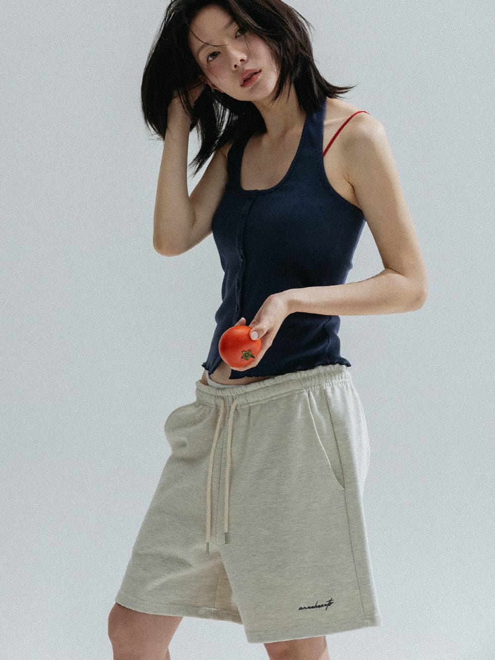 French Terry Shorts (Oatmeal) — vue 4