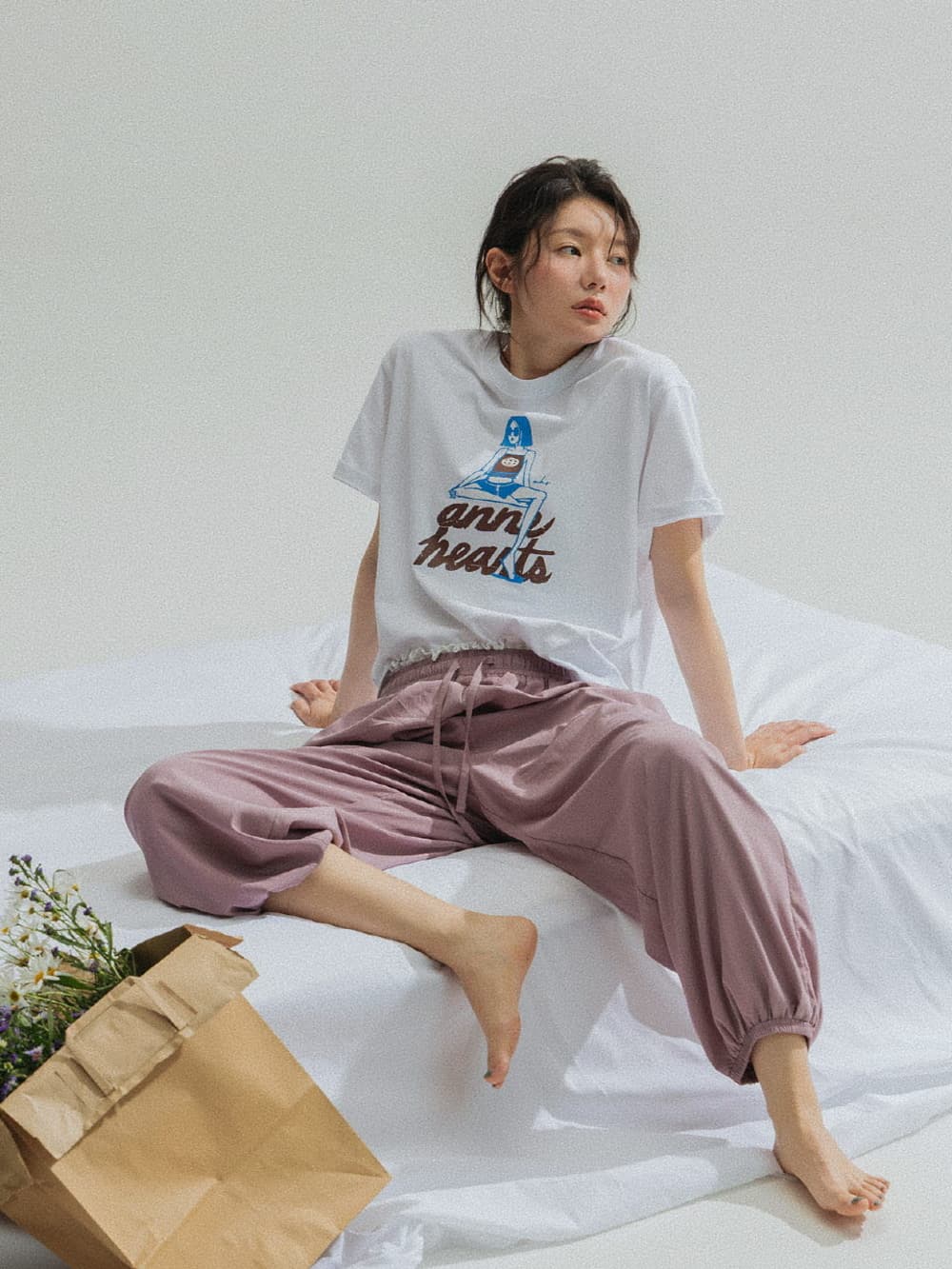 Fluid Lounge Pants (Purple) — vue 4