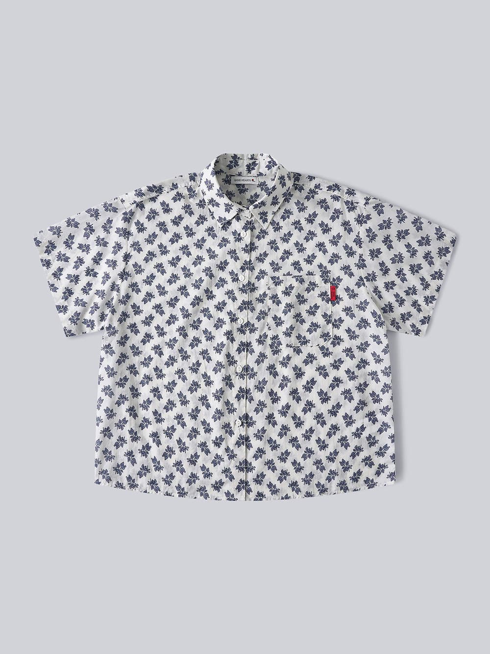 Botanical Cotton Shirt (Ivory) — vue 2