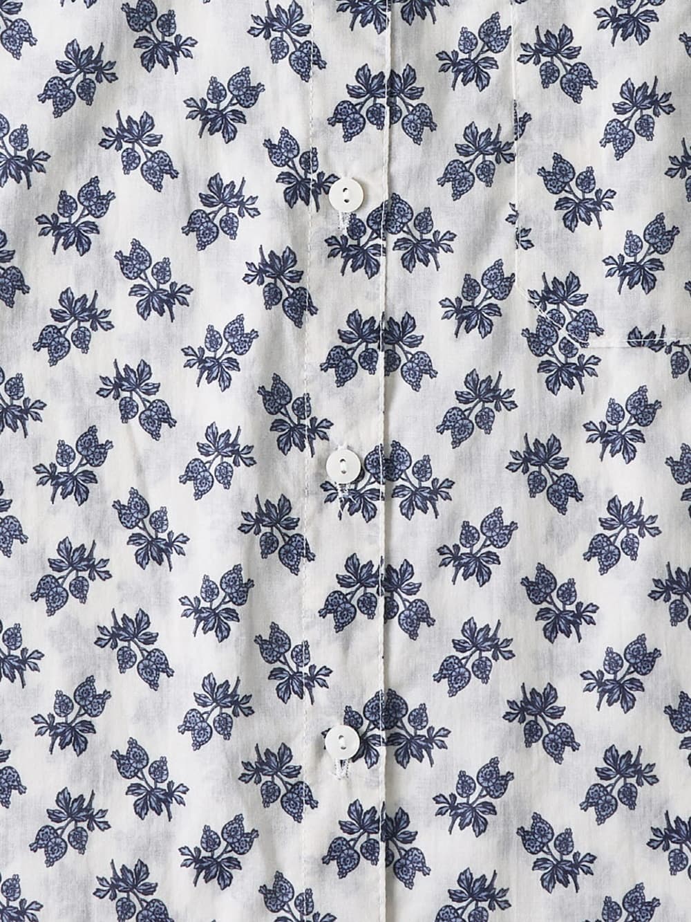 Botanical Cotton Shirt (Ivory) — vue 11