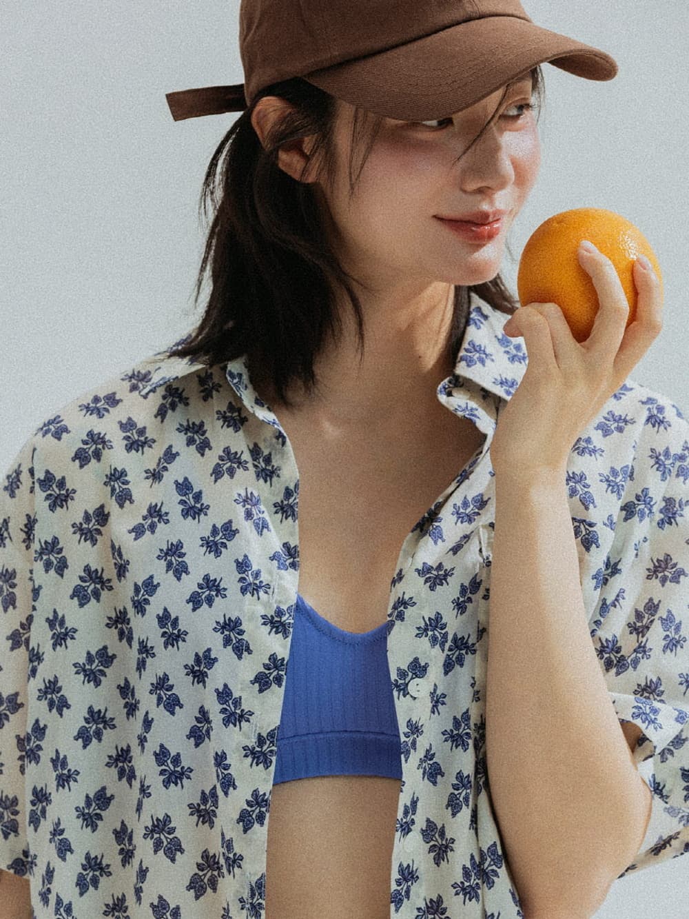 Botanical Cotton Shirt (Ivory) — vue 4