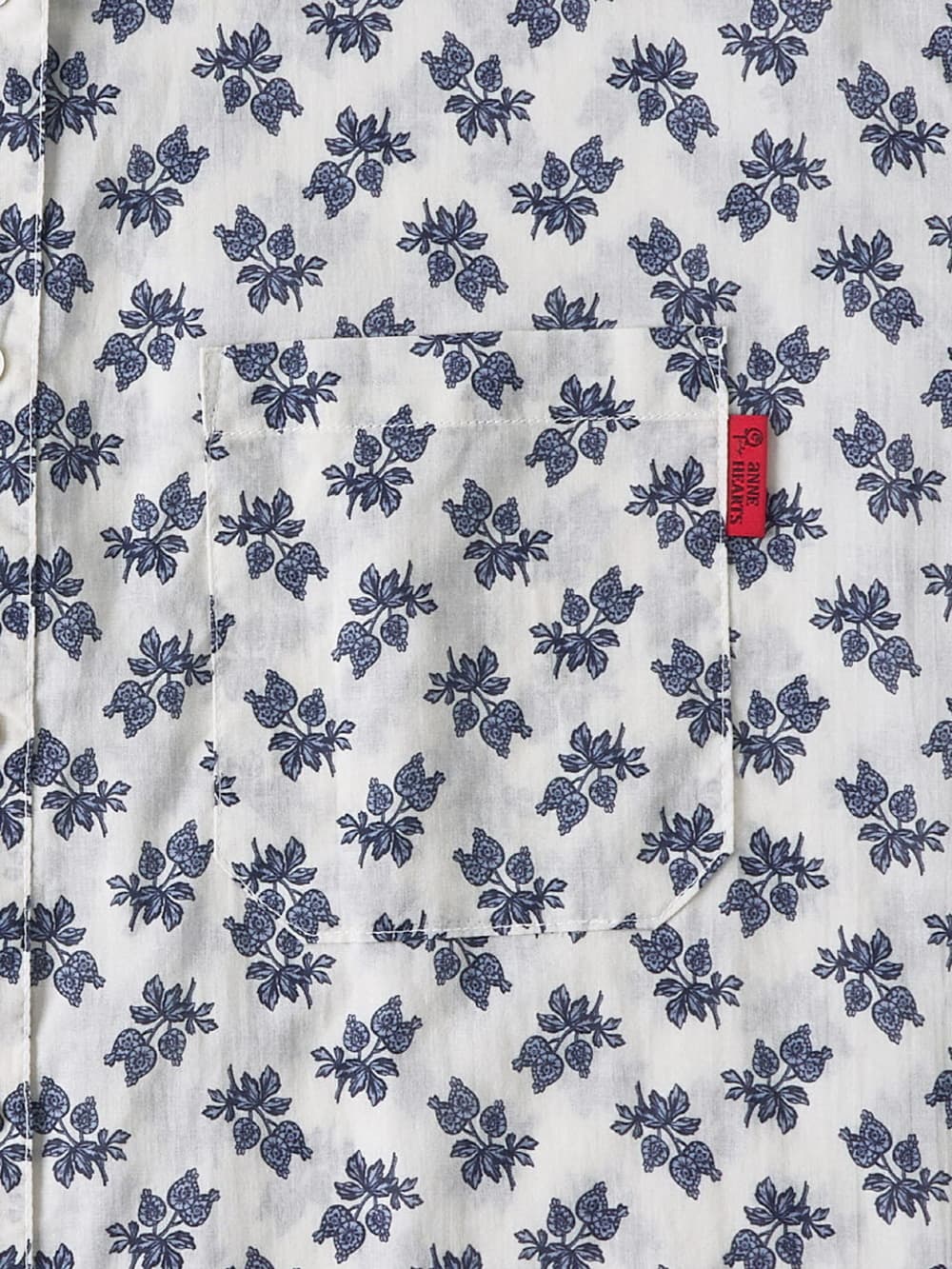 Botanical Cotton Shirt (Ivory) — vue 10