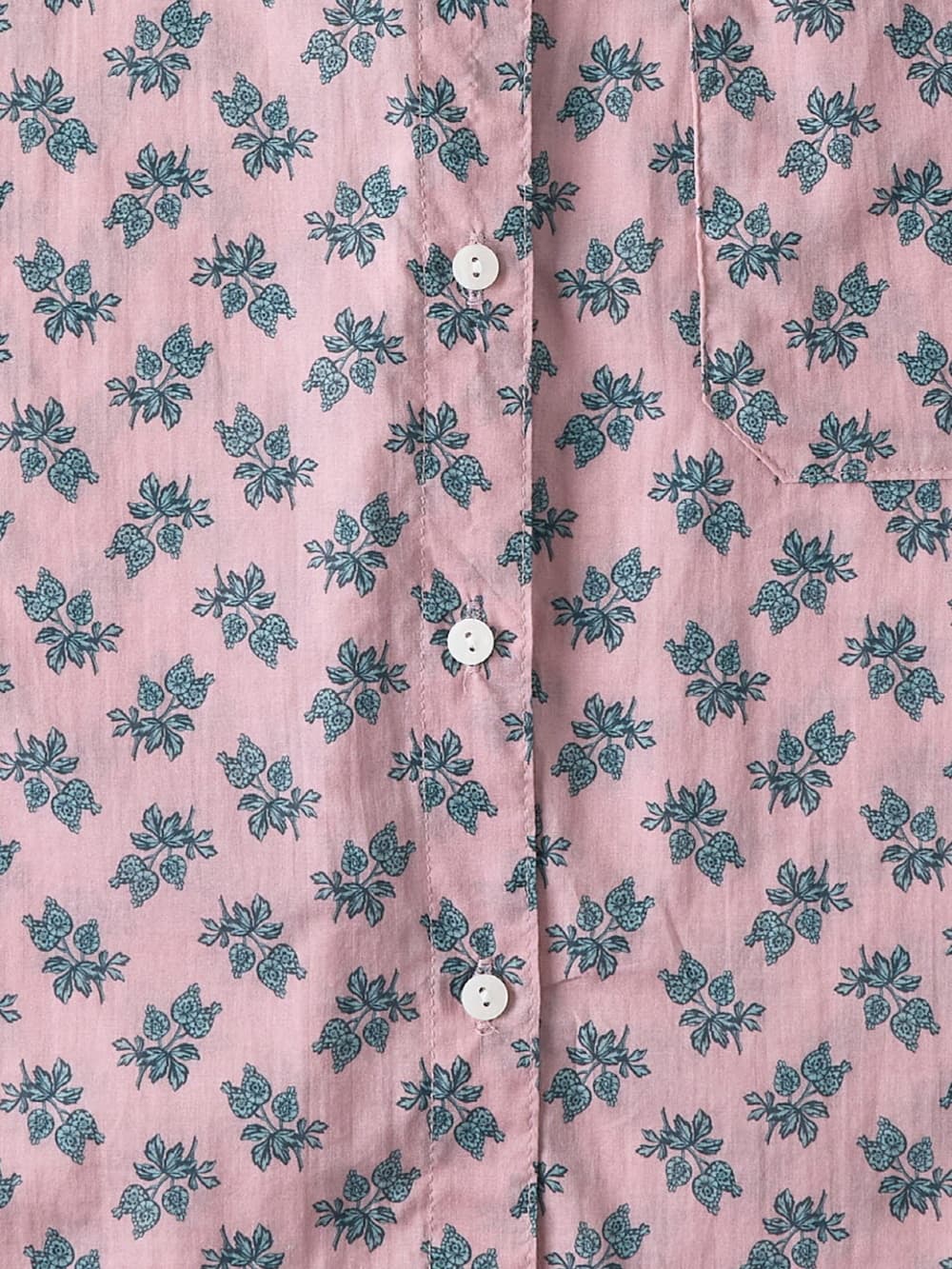 Botanical Cotton Shirt (Pink) — vue 11