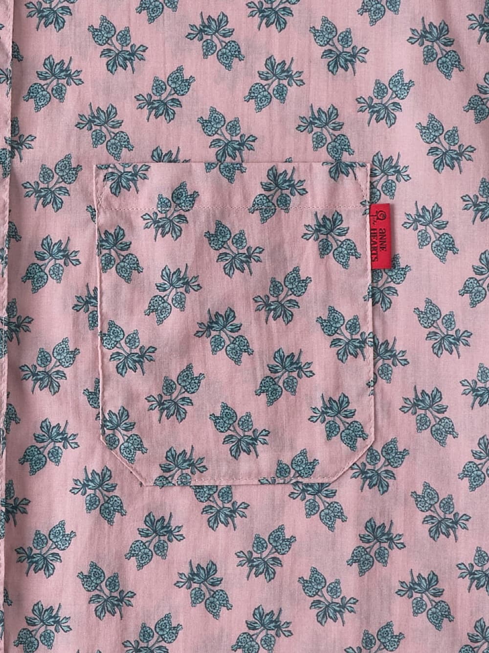 Botanical Cotton Shirt (Pink) — vue 10