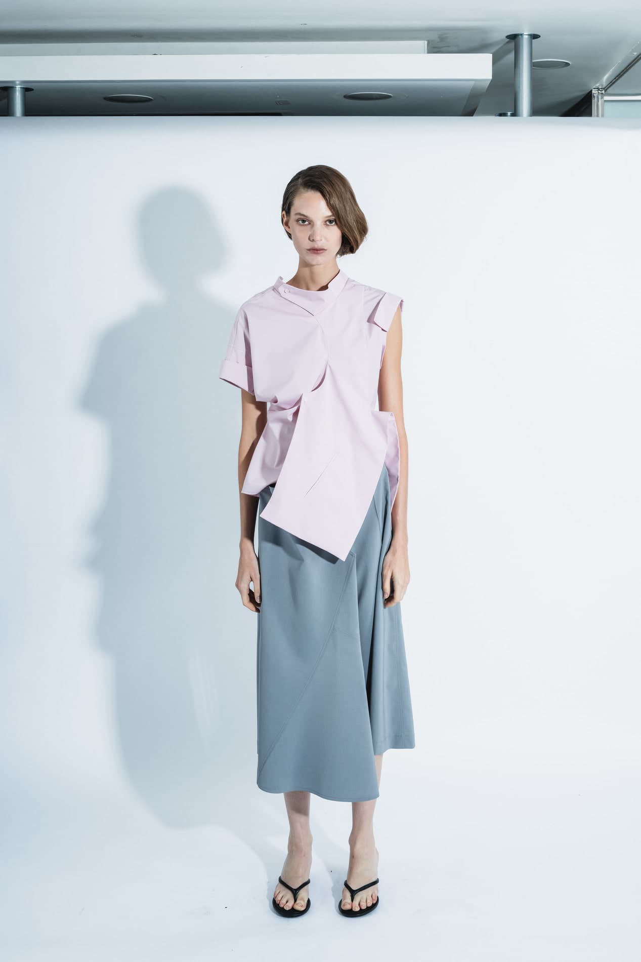 Panel Decon Short Blouse (Pink) — vue 3