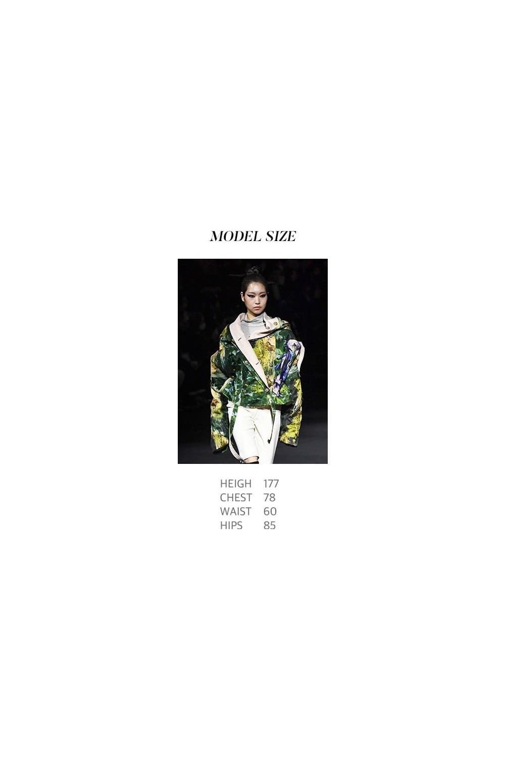 Artwork Print Cape Jacket — vue 9