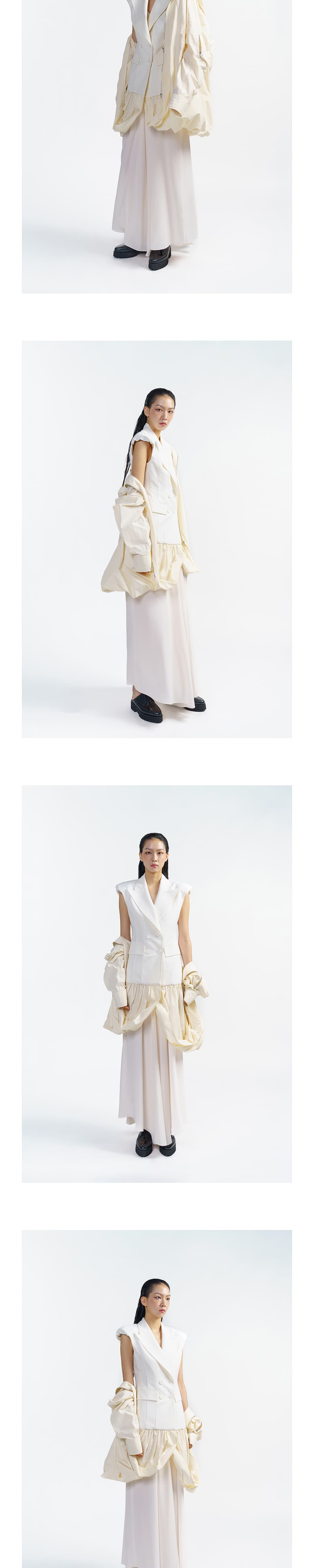 Transform Two-Layer Jacket (Cream) — vue 4
