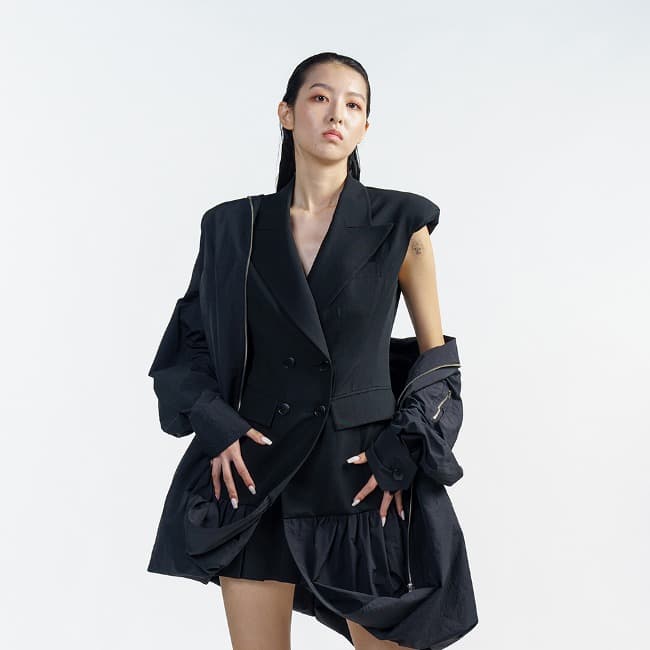 Transform Two-Layer Jacket (Black) — vue 1