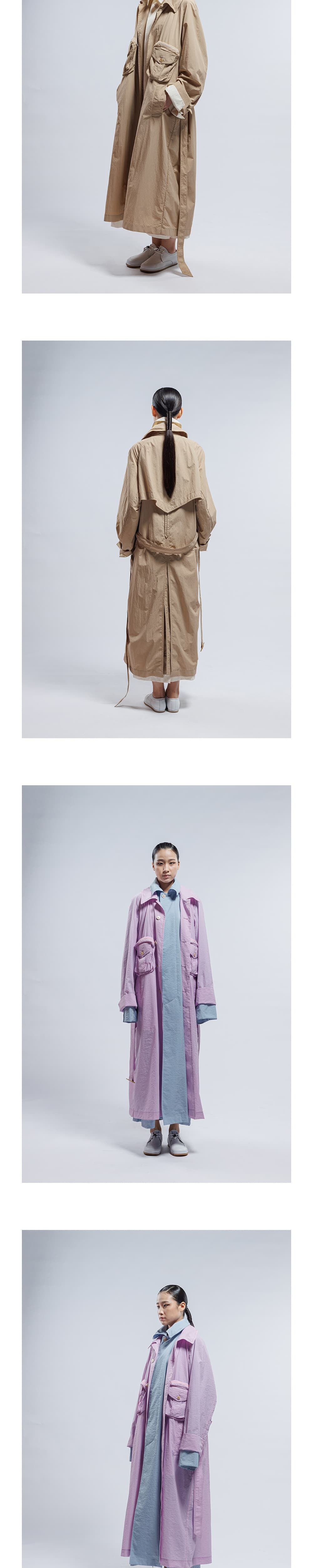 Light-weight Front Pockets Trench Coat — vue 4