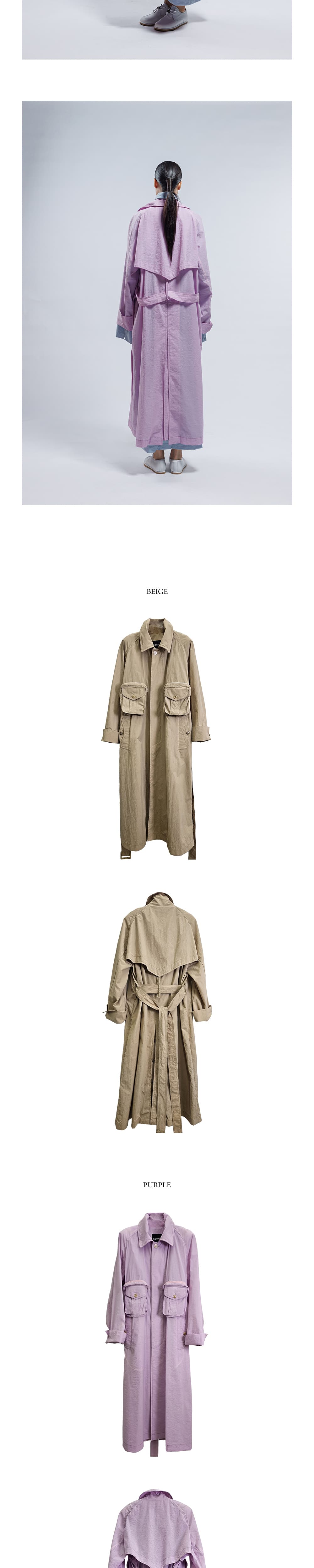 Light-weight Front Pockets Trench Coat — vue 5