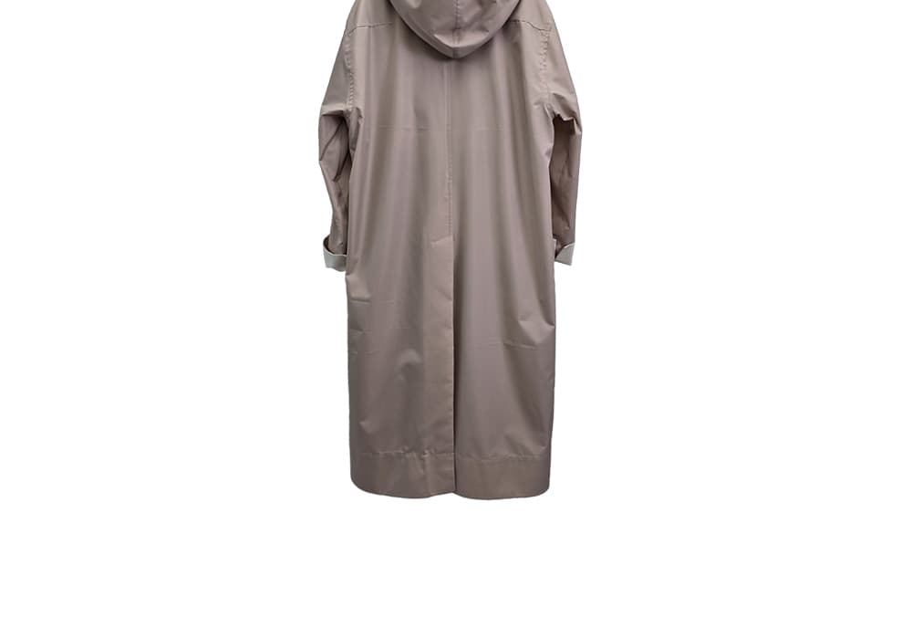 Over Fit Casual Hood Trench Coat — vue 5