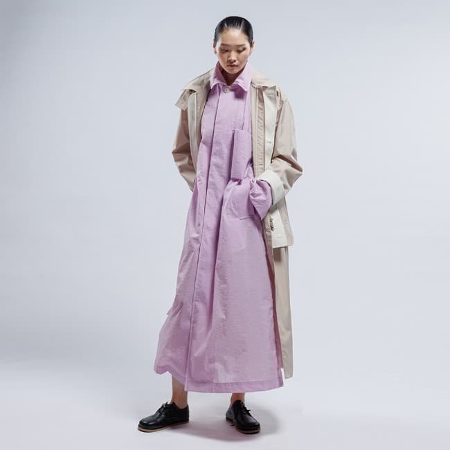 Over Fit Casual Hood Trench Coat — vue 1