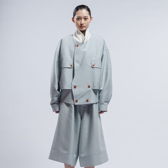 Double-breasted Stingray Jacket — vue 1