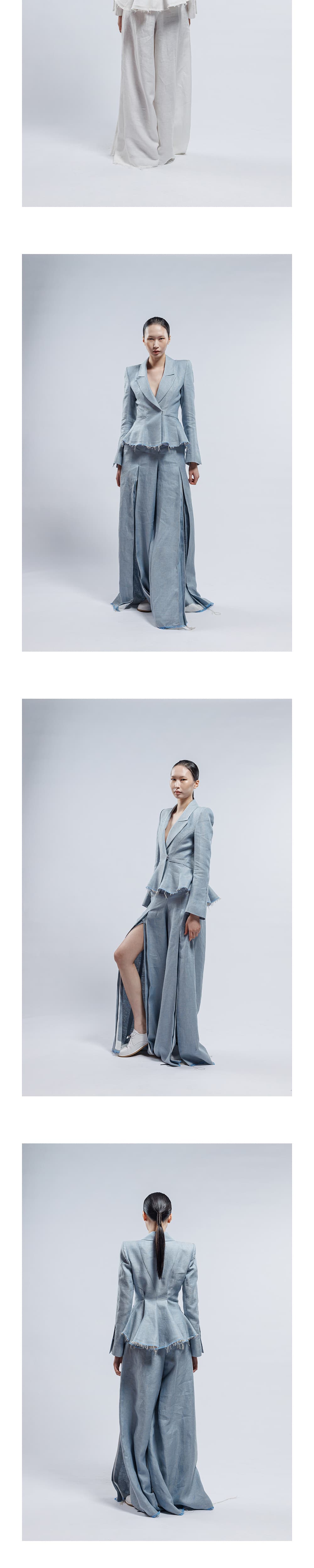 Peplum Details Double Tailored Short Jacket — vue 5